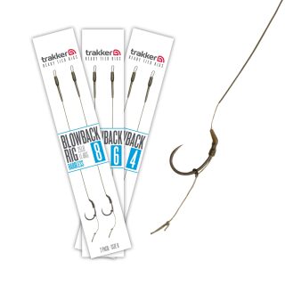 Trakker Blowback Ready-Tied Rig 2 Pack - Barbless