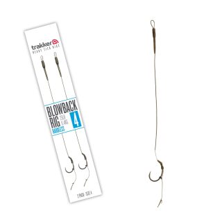 Trakker Blowback Ready-Tied Rig 2 Pack Size 4 - Barbless