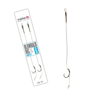 Trakker Blowback Ready-Tied Rig 2 Pack Size 6 - Barbless