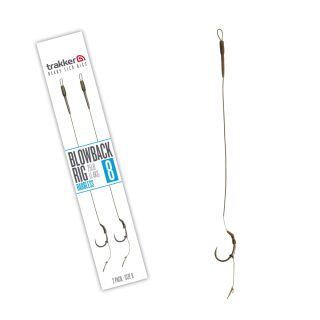 Trakker Blowback Ready-Tied Rig 2 Pack Size 8 - Barbless