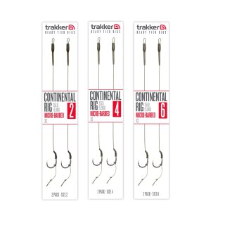 Trakker Continental Ready-Tied Rig 2 Pack