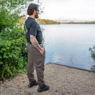 Avid Carp Compound Joggers Peat Brown - XL