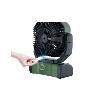 Holdcarp Rechargeable DoubleMotor WaterSpray Fan