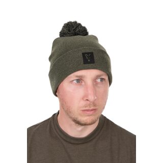 Fox Green-Black Collection Bobble Hat