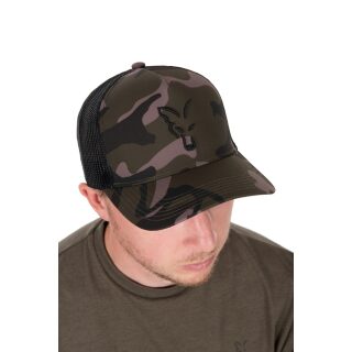 Fox Black Camo Trucker