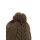 Fox Khaki Knitted Bobble