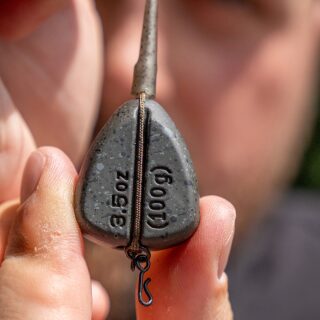 Avid Carp Inline Flat Pear Groove Lead - 2.5oz/70g