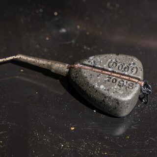 Avid Carp Inline Flat Pear Groove Lead - 2.5oz/70g