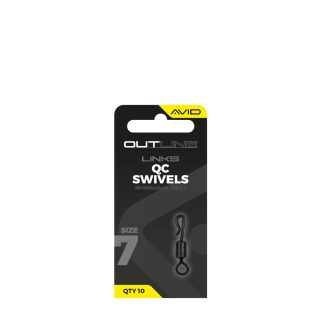 Avid Carp Outline QC Swivel - Size 7