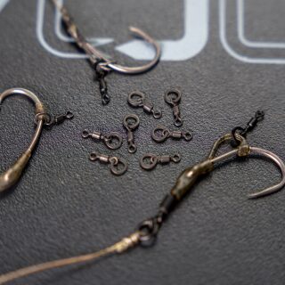 Avid Carp Outline Mirco Ringed Hookbait Swivel - Size 19