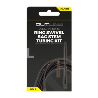 Avid Carp Outline Bag Stem Tungsten Tubing Kit - Ring Swivel