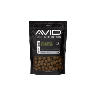 Avid Carp Crab, Tuna & Spirulina Boilies 1kg