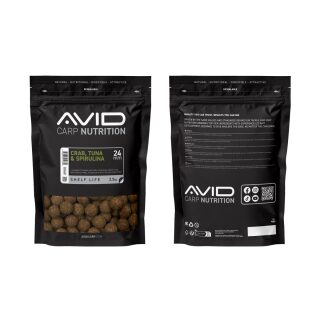 Avid Carp Crab, Tuna & Spirulina Boilies - 2,5kg 24mm