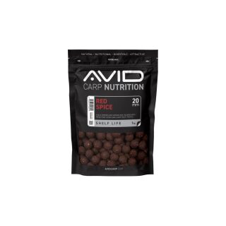 Avid Carp Red Spice Boilies 1kg 20mm