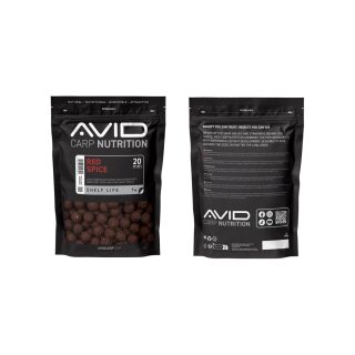 Avid Carp Red Spice Boilies 1kg 20mm