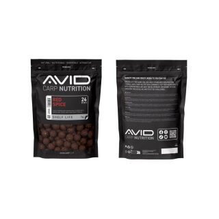 Avid Carp Red Spice Boilies 1kg 24mm