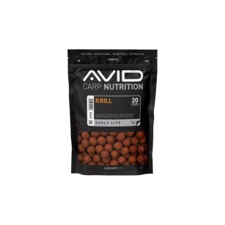 Avid Carp Krill Boilies - 1kg 20mm