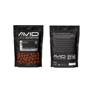 Avid Carp Krill Boilies - 1kg 20mm