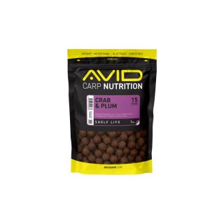 Avid Carp Crab & Plum Boilies 1kg