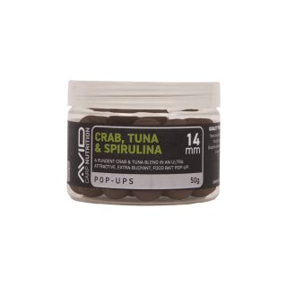 Avid Carp Crab, Tuna & Spirulina Pop-up - 14mm