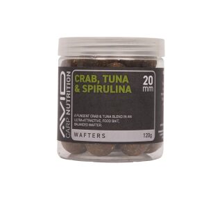 Avid Carp Crab, Tuna & Spirulina Wafter - 20mm