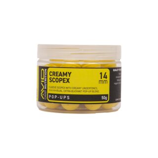 Avid Carp Creamy Scopex Pop-up - 14mm Yellow