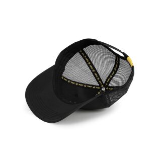 Black Cat Schwarze Truckercap