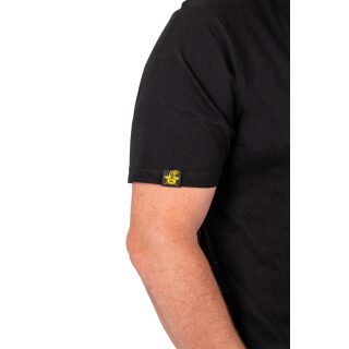 Black Cat Chase Dreams Schwarzes T-Shirt L