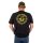 Black Cat Chase Dreams Schwarzes T-Shirt L