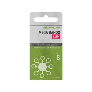 Korum Smokescreen Mega Bands 6mm