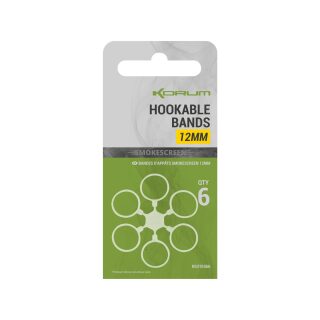 Korum Smokescreen Hookable Bands 12mm