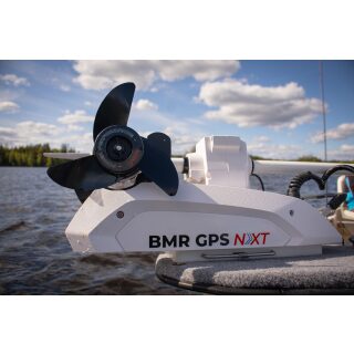 Rhino BMR GPS NxT 65 Longshaft 12V electric outboard motor white