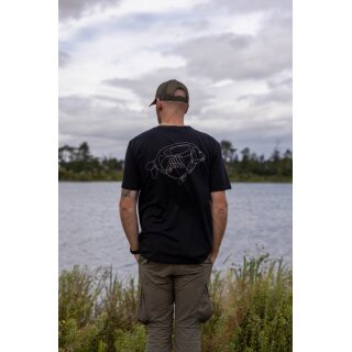 Korda One Liner Tee Black 3XL