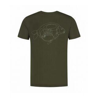 Korda One Liner Tee Green M
