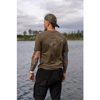 Korda One Liner Tee Green M