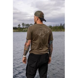 Korda One Liner Tee Green 3XL