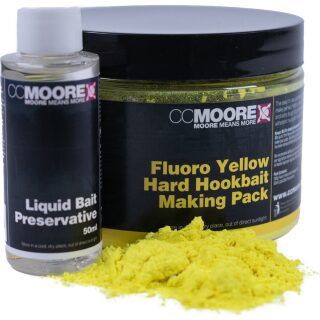 CCMoore Fluoro Yellow Hard Hookbait Making Pack