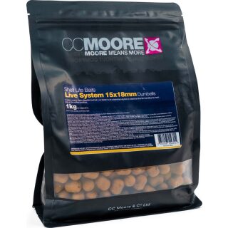 CCMoore Live System Dumbells 1kg 15x18mm
