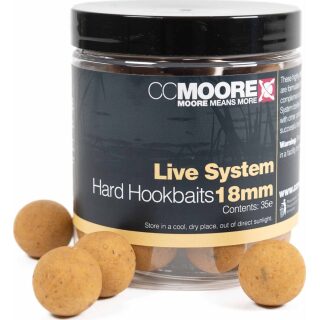 CCMoore Live System Hard Hookbaits 18mm