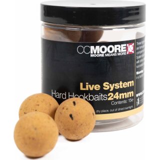 CCMoore Live System Hard Hookbaits 24mm