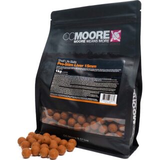CCMoore Pro-Stim Liver Boilies 1kg 15mm