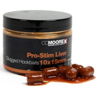 CCMoore Pro-Stim Liver Glugged Hookbaits 10x15mm
