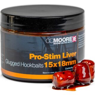CCMoore Pro-Stim Liver Glugged Hookbaits 15x18mm