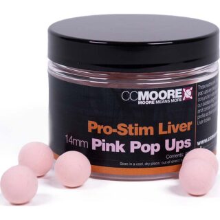 CCMoore Pro-Stim Liver Pink Pop Ups 14mm