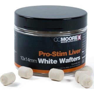 CCMoore Pro-Stim Liver White Dumbell Wafters 10x14mm