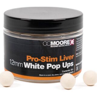 CCMoore Pro-Stim Liver White Pop Ups 12mm