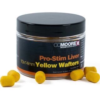 CCMoore Pro-Stim Liver Yellow Dumbell Wafters 10x14mm