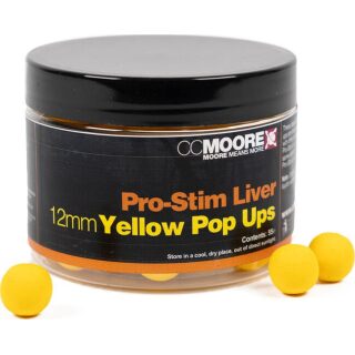 CCMoore Pro-Stim Liver Yellow Pop Ups 12mm