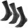 Geoff Anderson WizWool Lightweight Socken 3er SET Grau 41-43