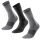 Geoff Anderson WizWool Midweight Socken 3er SET Grau